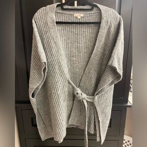 LOFT Asymmetrical Ribbed Women's Cardigan